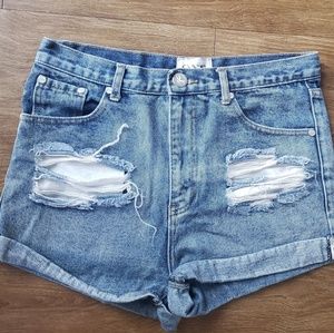 One Teaspoon distressed shorts
